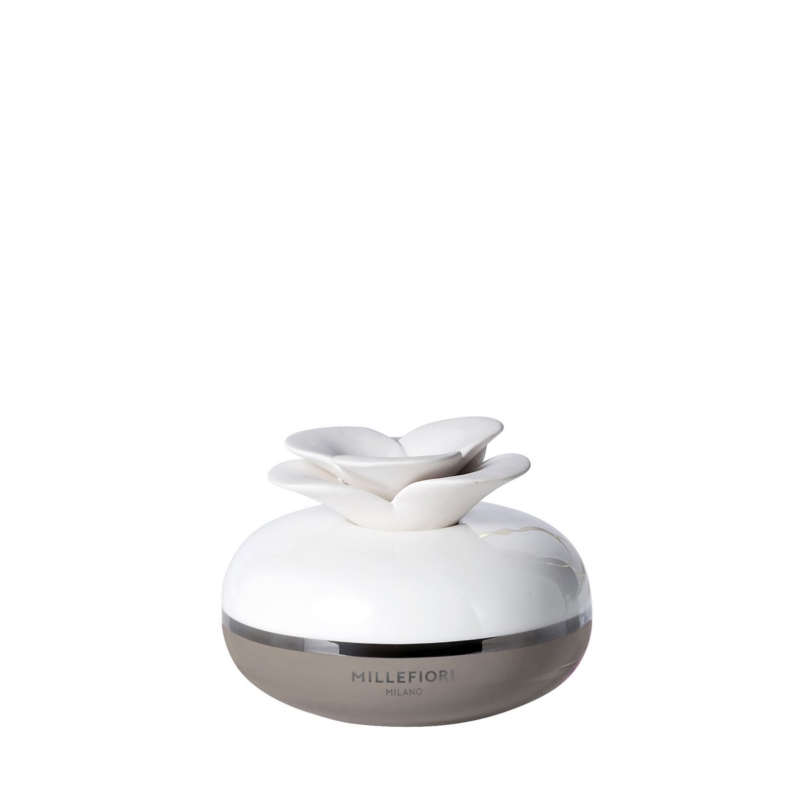 Diffuser Blume taupe Krug, Töpferei, Porzellan, Vase, Flasche