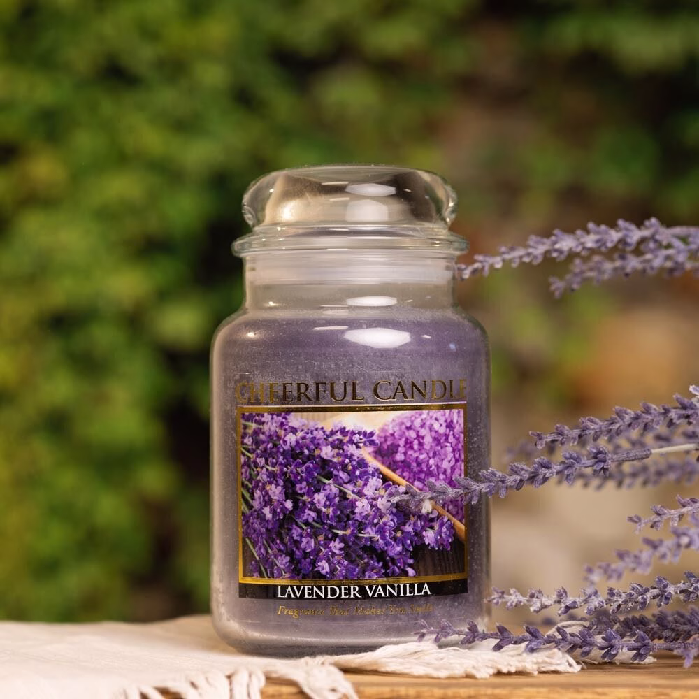 Cheerful-Candle-Lavender-Vanilla-1 Lavender Vanilla 680g