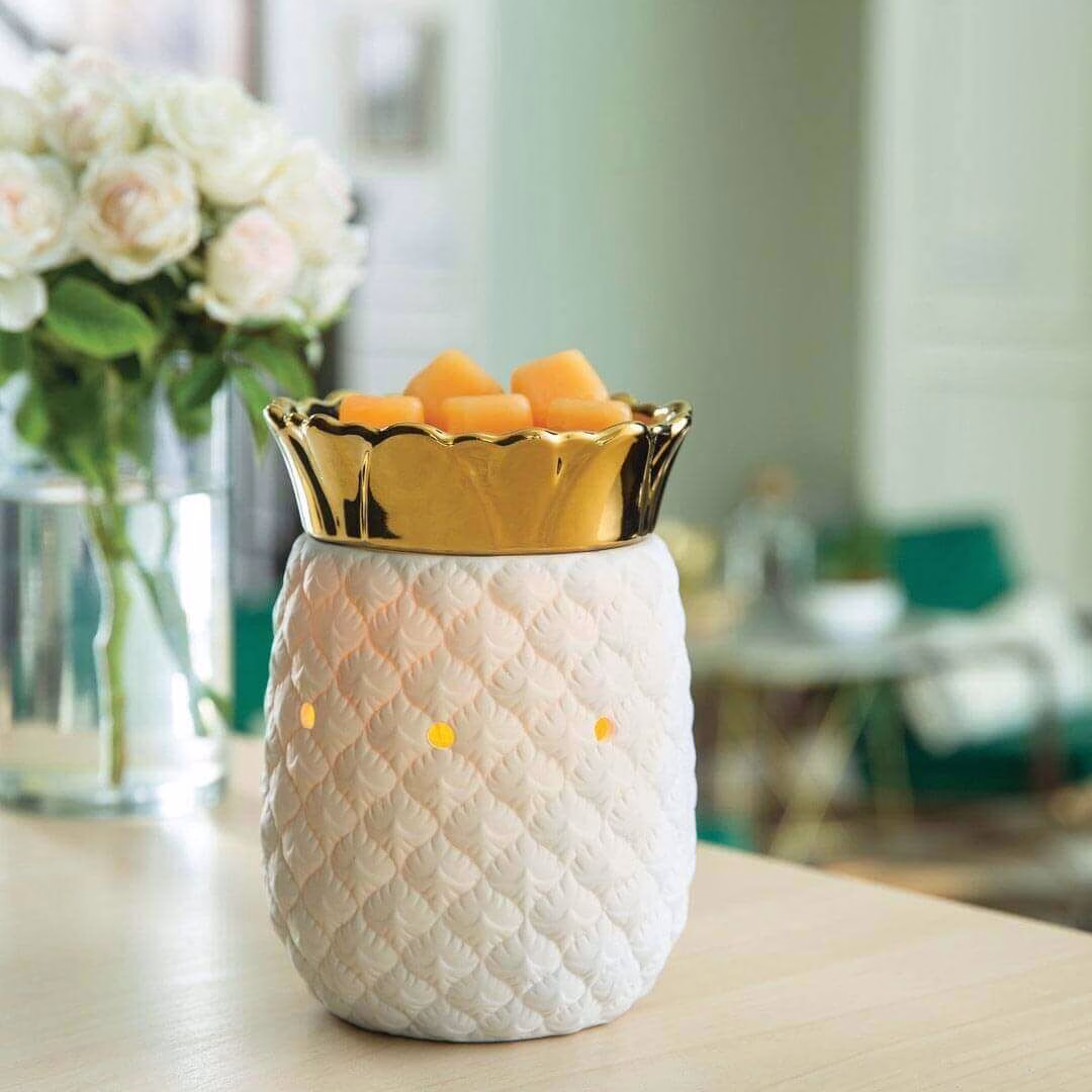Candle Warmers White Pineapple Duftlampe elektrisch