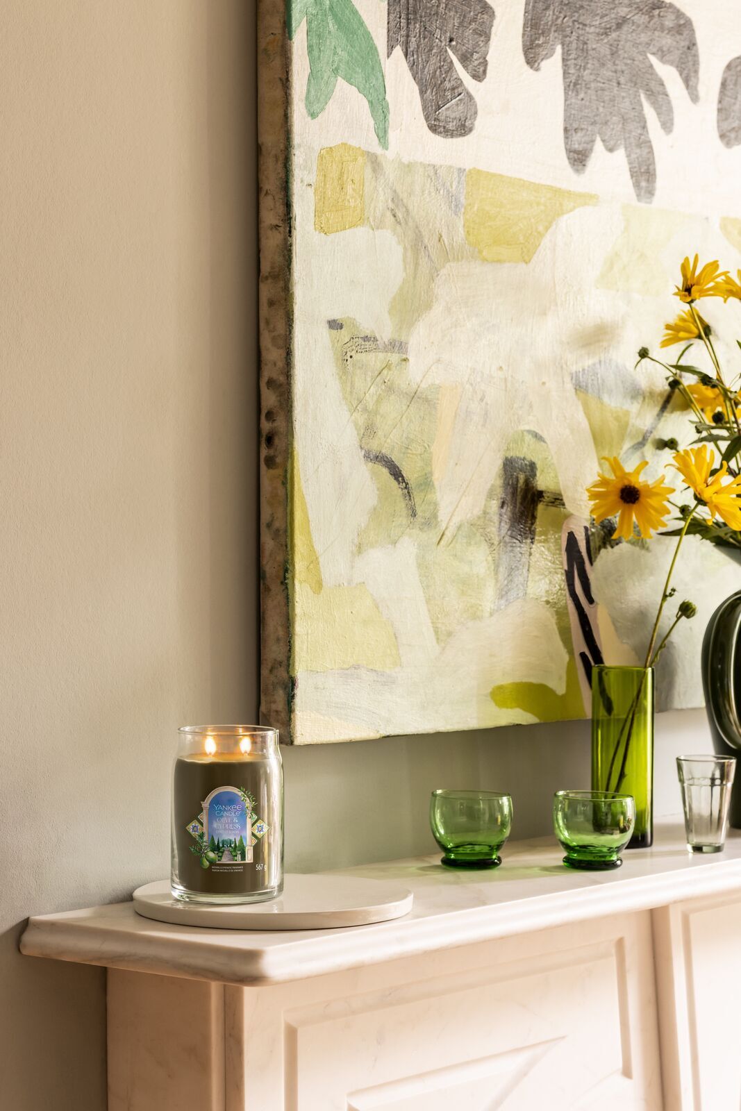 Olive & Cypress Signature Large Jar 567g 2-Docht Olive & Cypress Signature Large Jar 567g 2-Docht