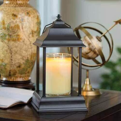 Candle Warmers Carriage Laterne Kerzenwärmer Schwarz
