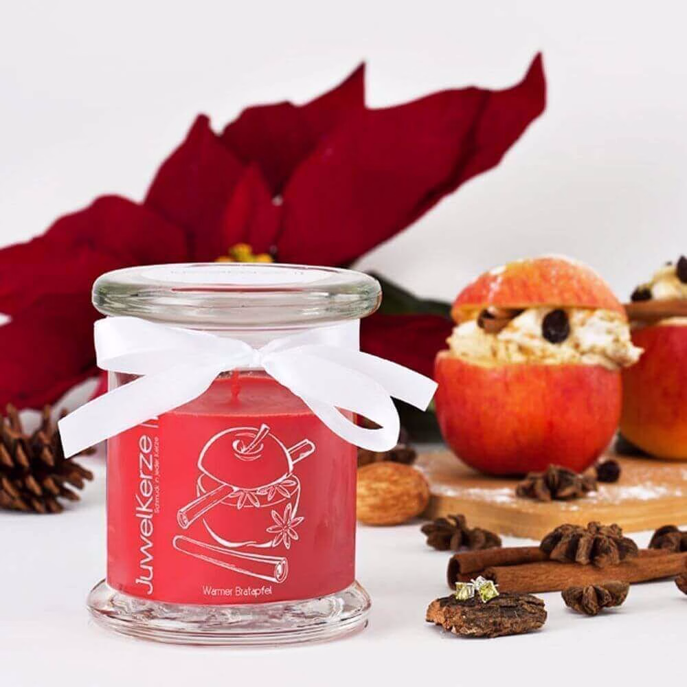JuwelKerze Warmer Bratapfel (Ohrringe) 230g