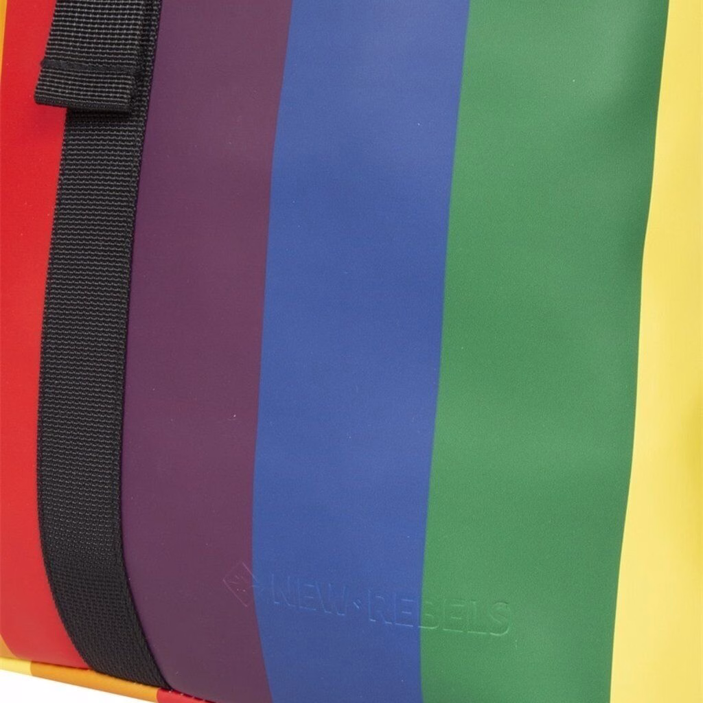 Mart - Los Angeles Rolltop Mini Rucksack rainbow