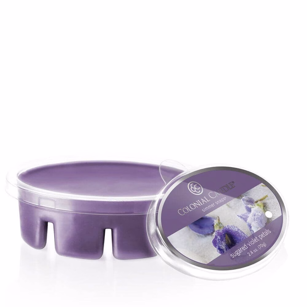 CCSNAPS-5112a Sugared Violet Petals Simmer Snap 70g