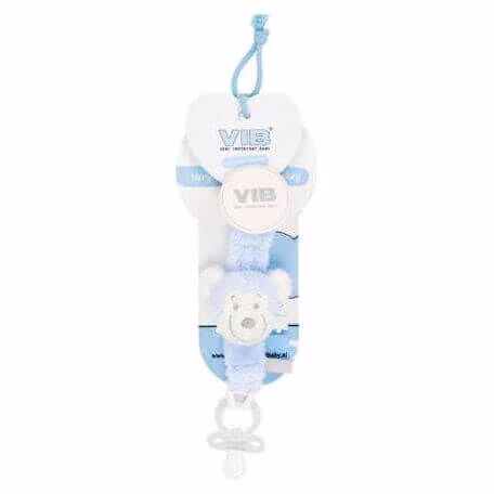 VIB-SOOTBBG002 Monkey Schnullerhalter Blau