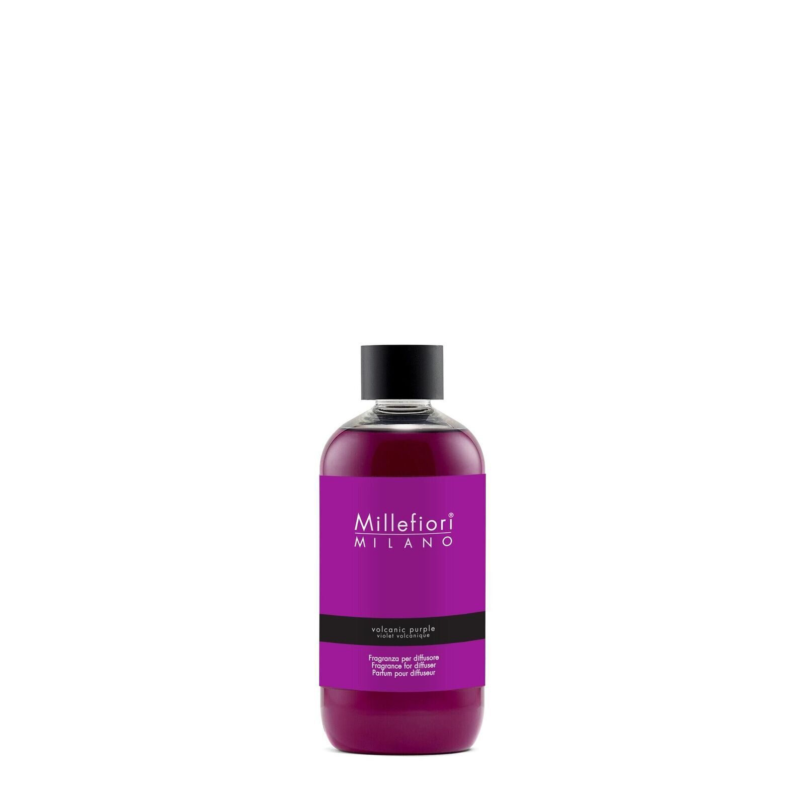 Volcanic Purple - Nachfüller für Millefiori Reed Diffuser 250ml Flasche, Shampoo, Lotion