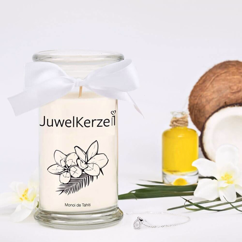 JuwelKerze Monoi de Tahiti (Halskette mit Anhänger) 380g