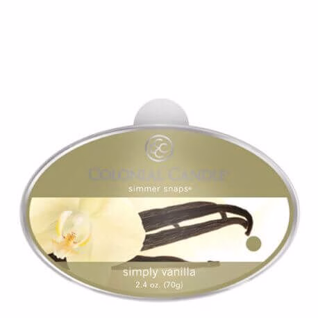 Colonial Candle Simply Vanilla Simmer Snaps 70g