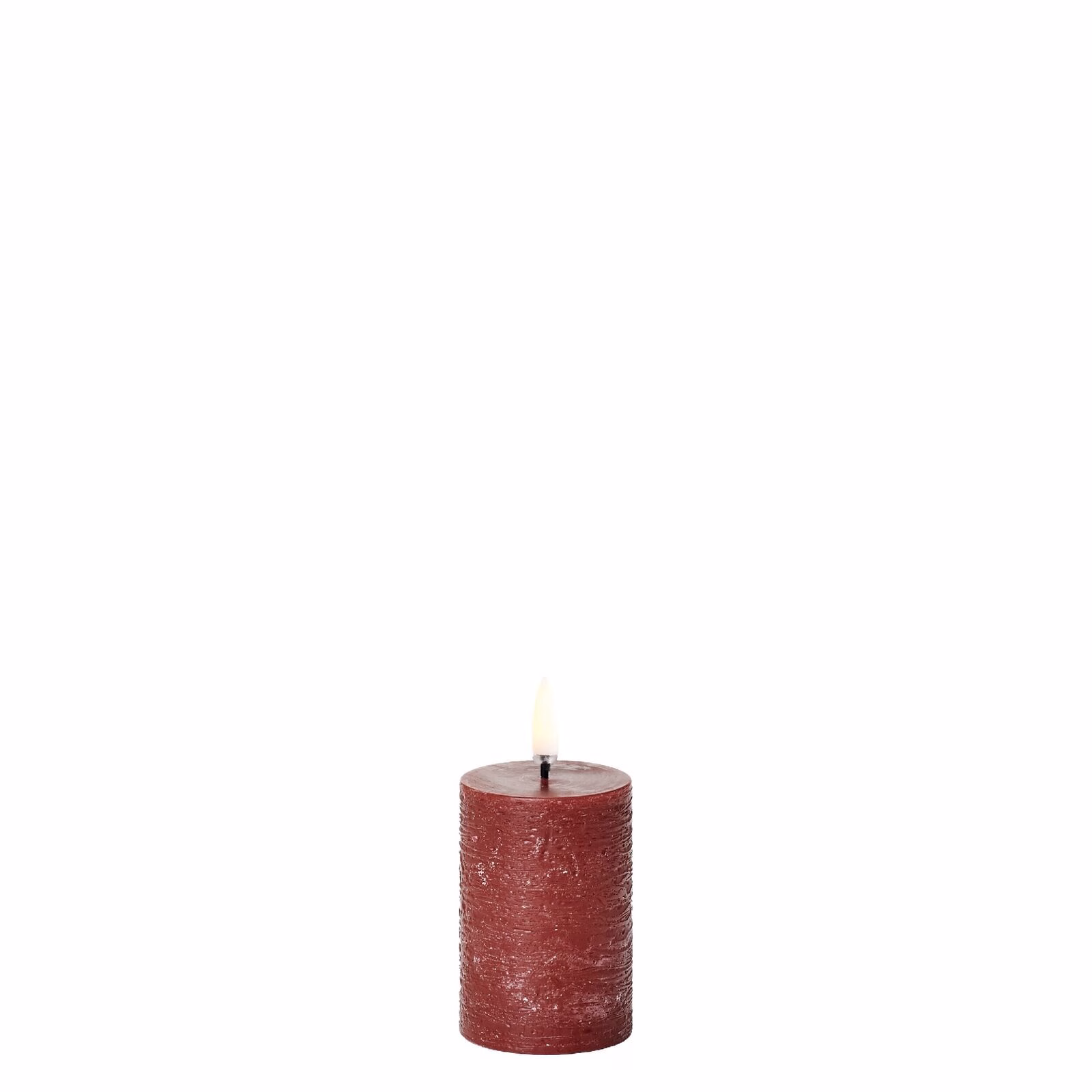 UL-PI-CR0506-large Uyuni LED Stumpenkerze 5x7,5cm Carmine Red