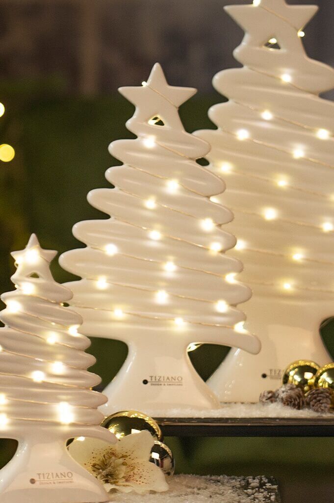 Weihnachtsbaum Natalino LED 45cm cremeweiß
