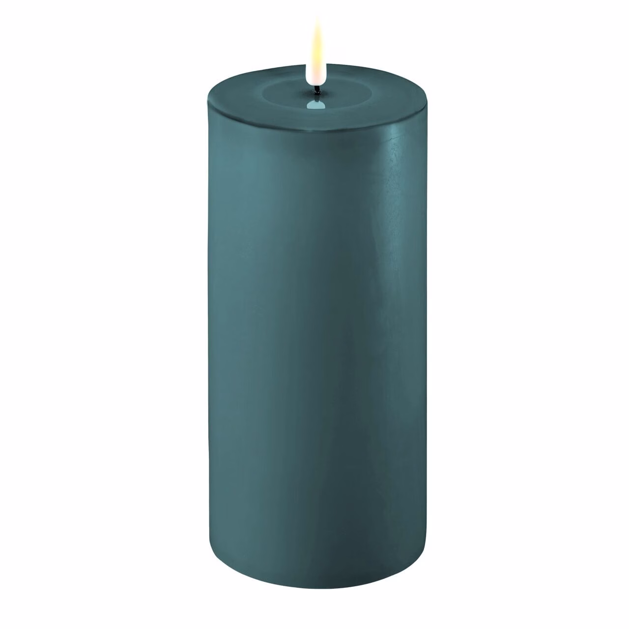 2021-RF-0343 Stumpenkerze LED jade 10 x 20cm
