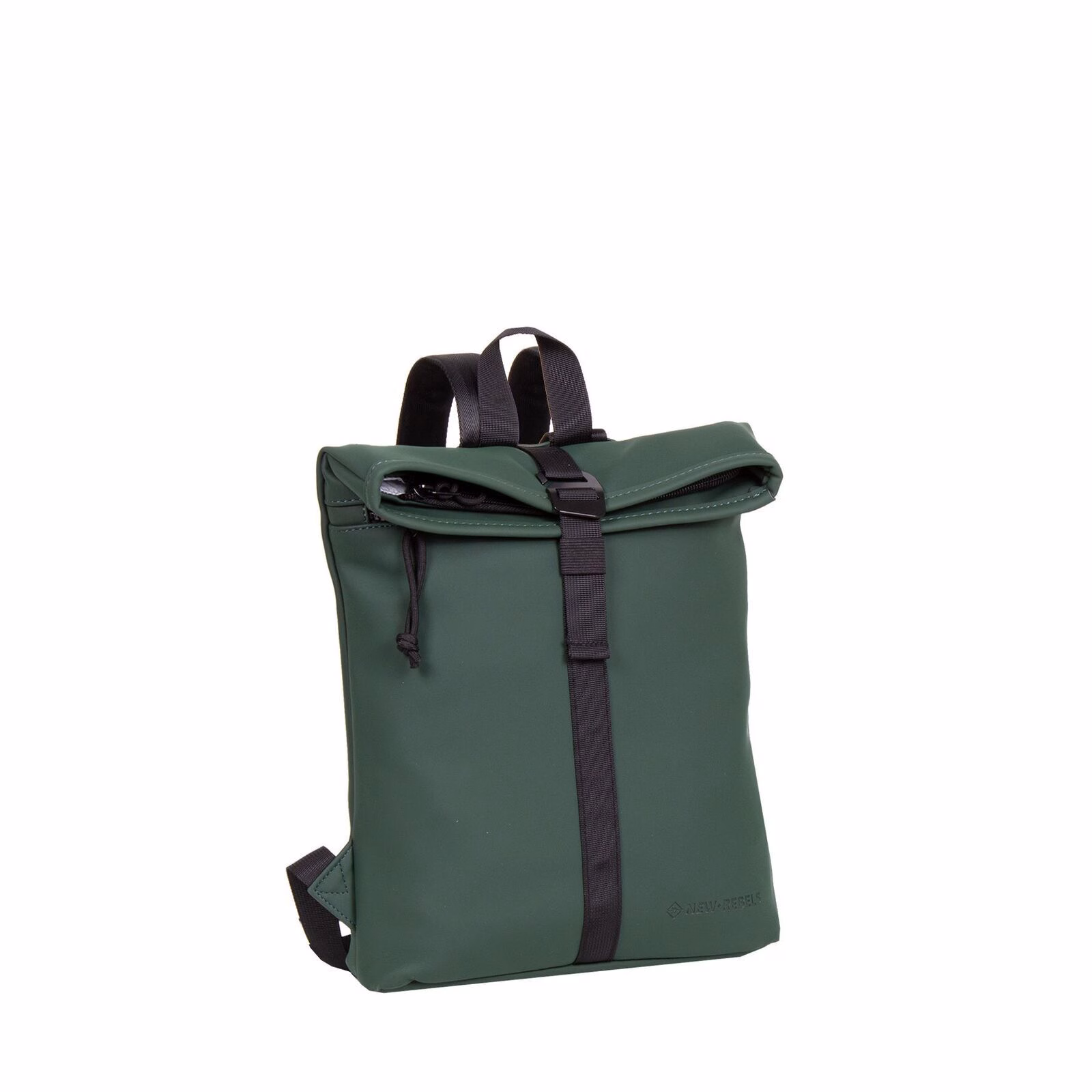 1hL-SymA Mart - Los Angeles Rolltop Mini Rucksack dunkelgrün