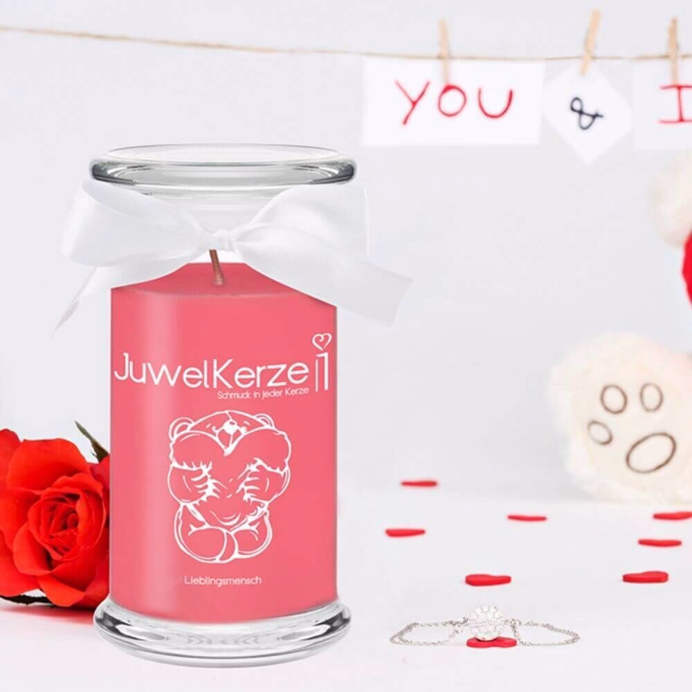 JuwelKerze Lieblingsmensch (Armband) 380g