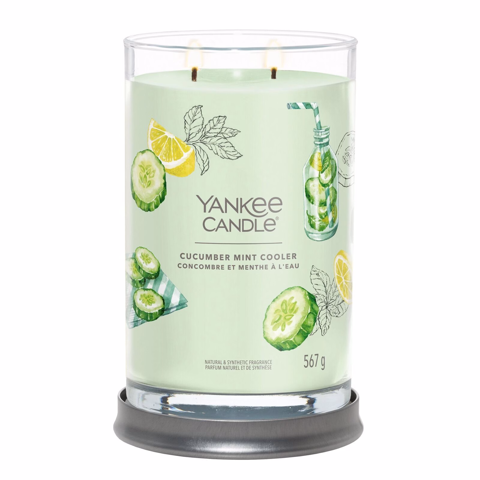 Cucumber Mint Cooler Signature Large Tumbler 567g 2-Docht