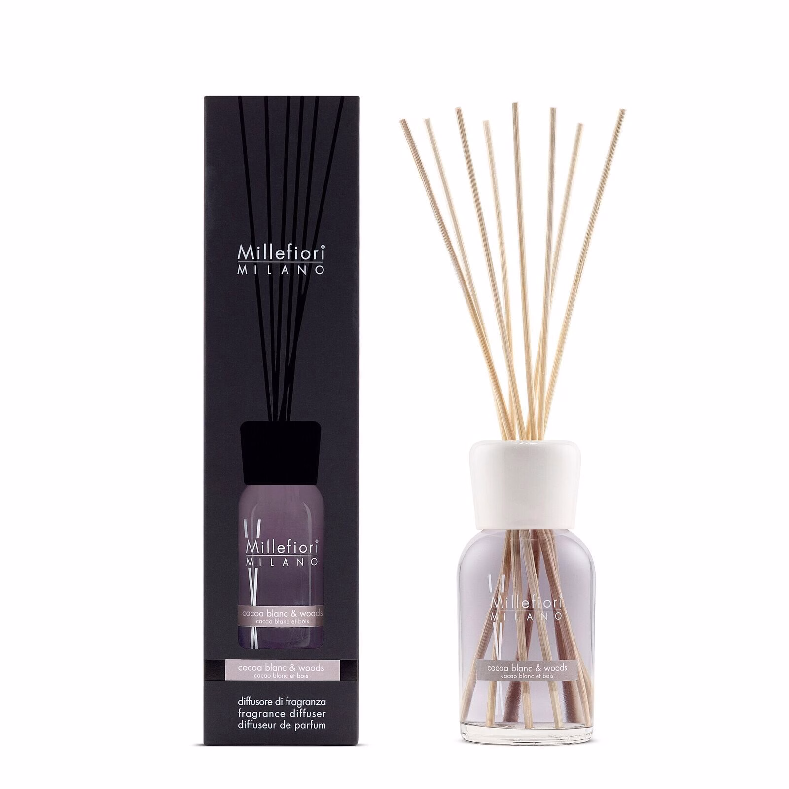 7DDCB Cocoa Blanc & Wood - Milano Reed Diffuser 250ml