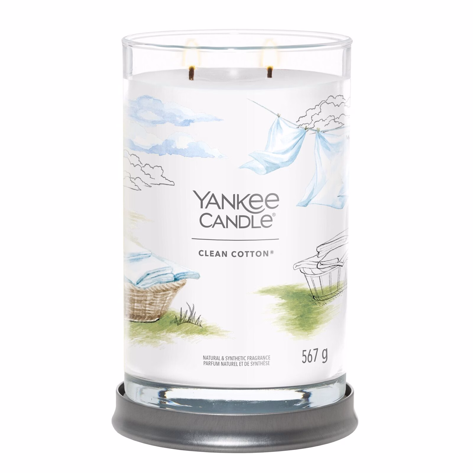 Clean Cotton Signature Large Tumbler 567g 2-Docht