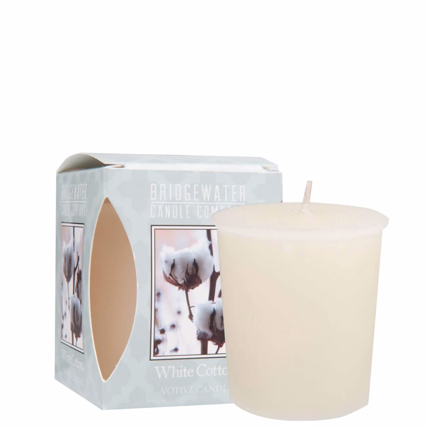 BW_WhiteCotton_Votive_Group White Cotton 56g - Bridgewater Candle