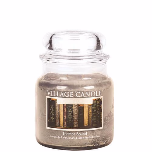 16oz-LeatherBound Village Candle Leather Bound 411g