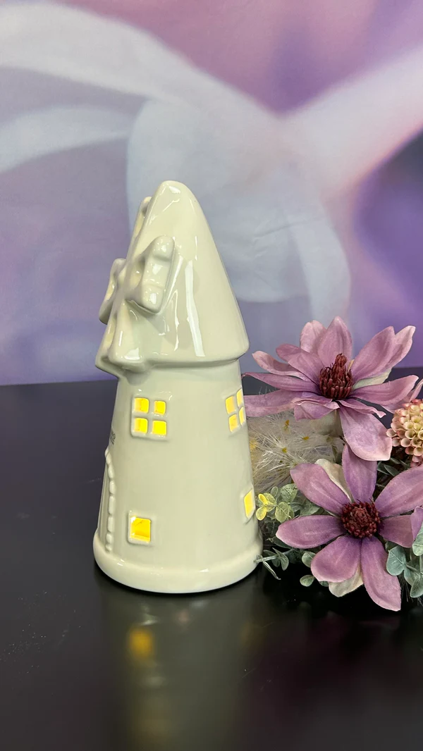 Windmühle Resina 24cm LED cremeweiß Windmühle Resina 24cm LED cremeweiß