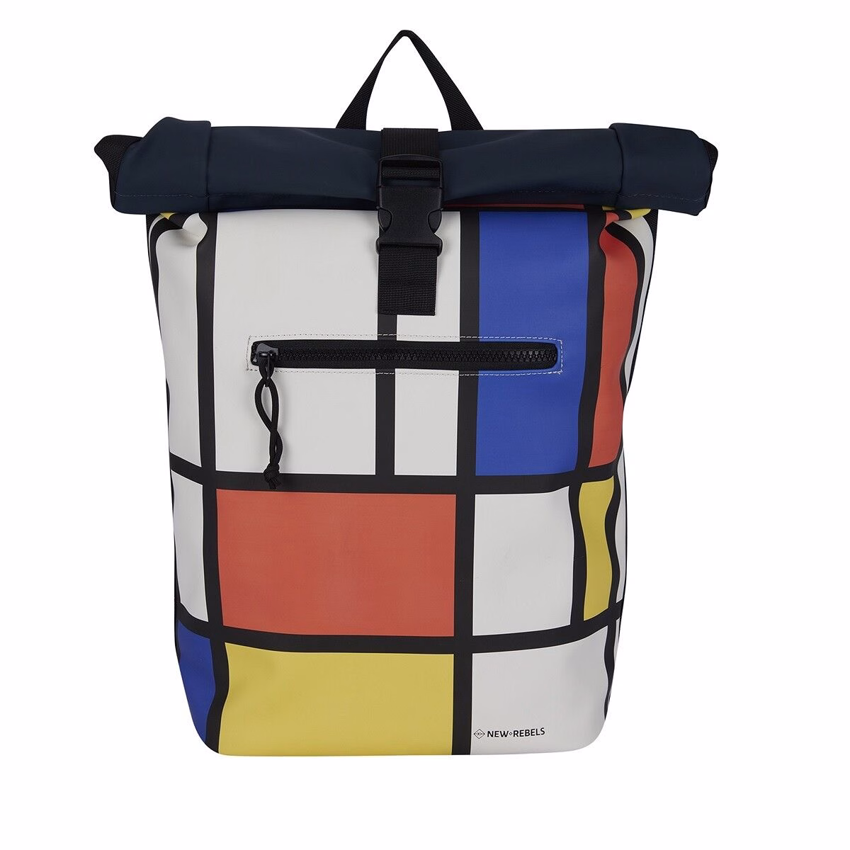 BBE717EAC46D50CDAF2C9CF75E1BF9D8BA270AC8 Mart - New York Rolltop Rucksack Mondriaan