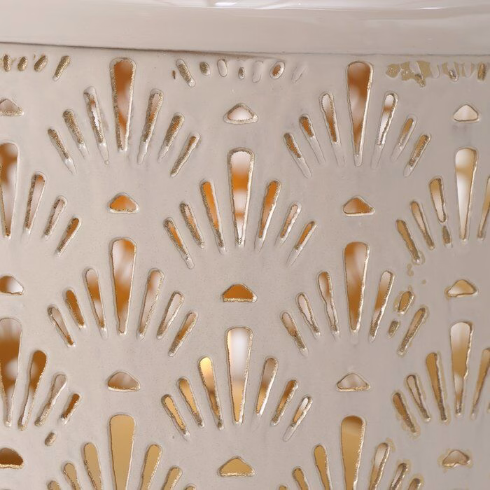 Detailbild-E6jZaaYE-large Windlicht Bonelli 19cm beige