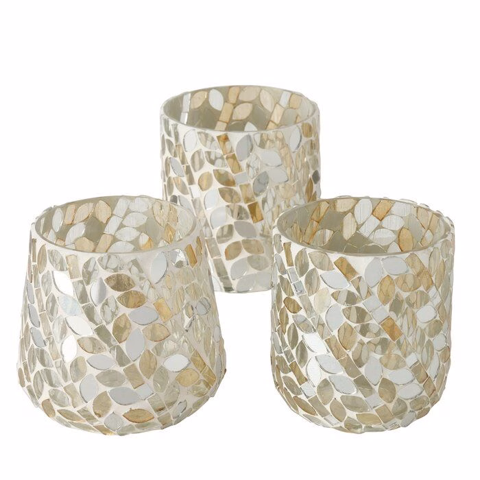 Windlicht Macari Glas Mosaik Design 1