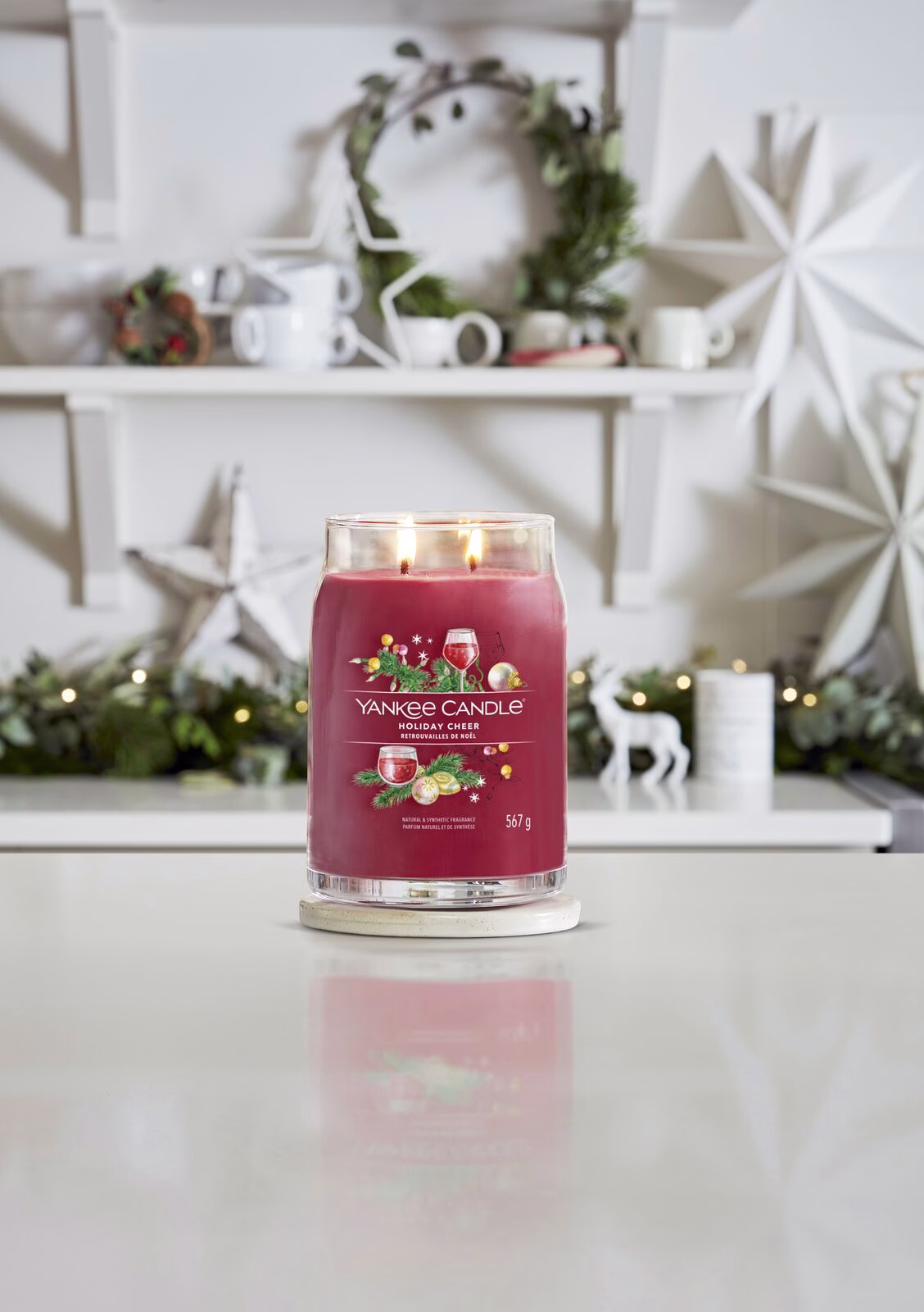 Holiday Cheer Signature Jar 567g 2-Docht