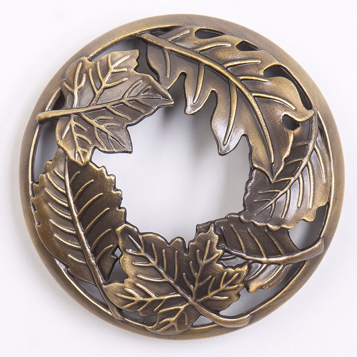 10022 Golden Leaves Candle-Lid