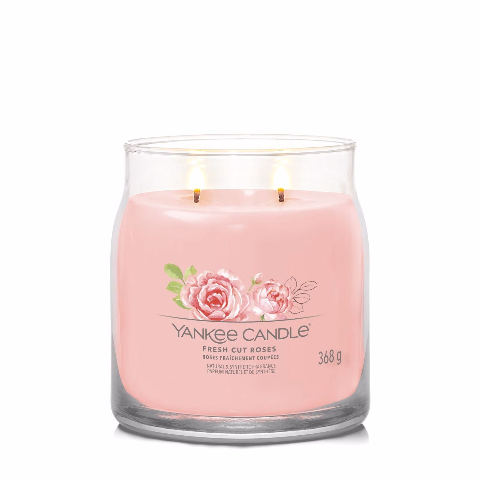 Fresh_Cut_Roses_Medium_LIT-1-1 Fresh Cut Roses Signature Medium Jar 368g 2-Docht