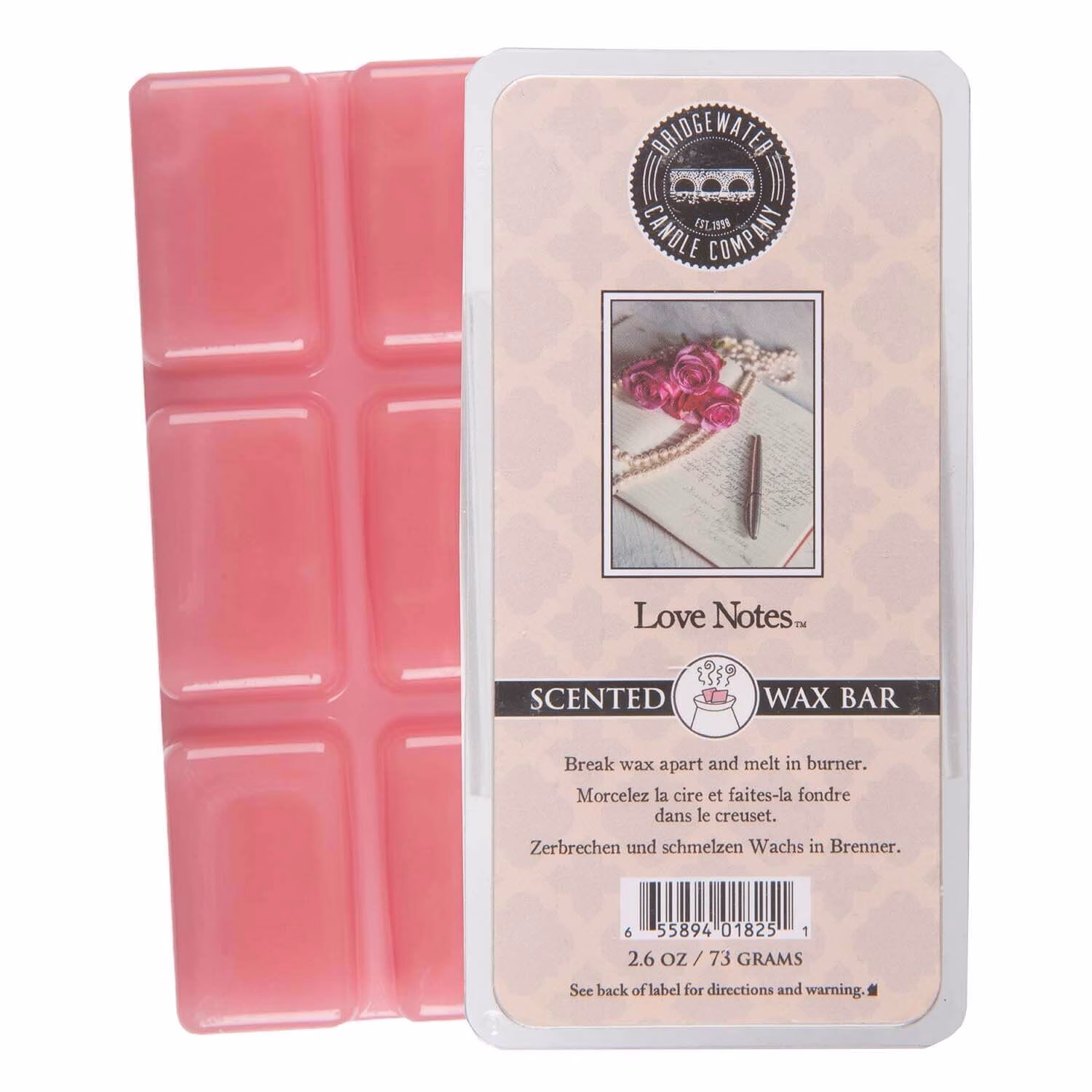 BW_LoveNotes_WaxBar_Group Love Notes Wax Bar 73g - Bridgewater