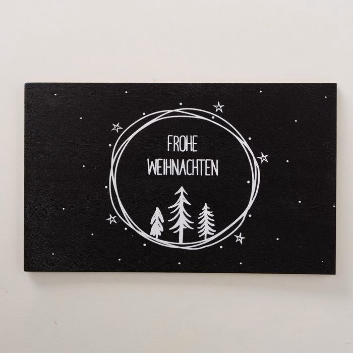 Holz-Postkarte Oh Dear Variante 6