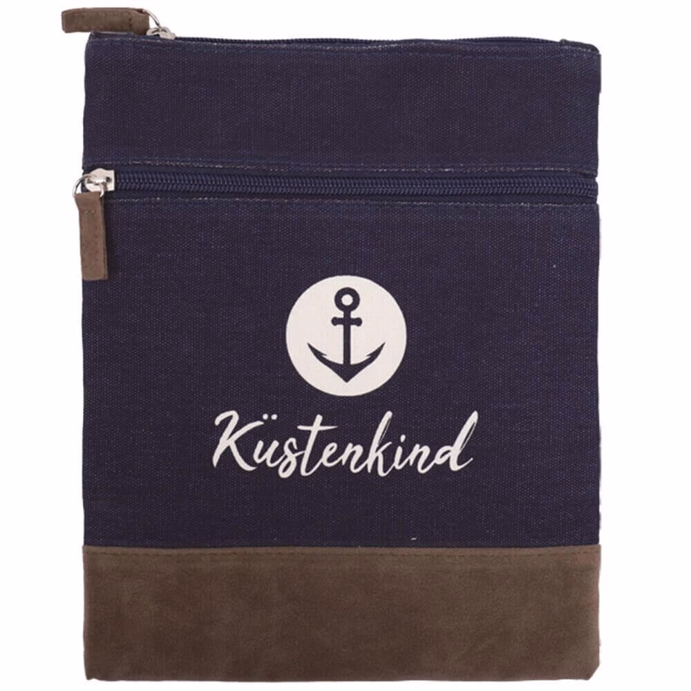 Canvas Crossbag 012 (Navy Küstenkind)