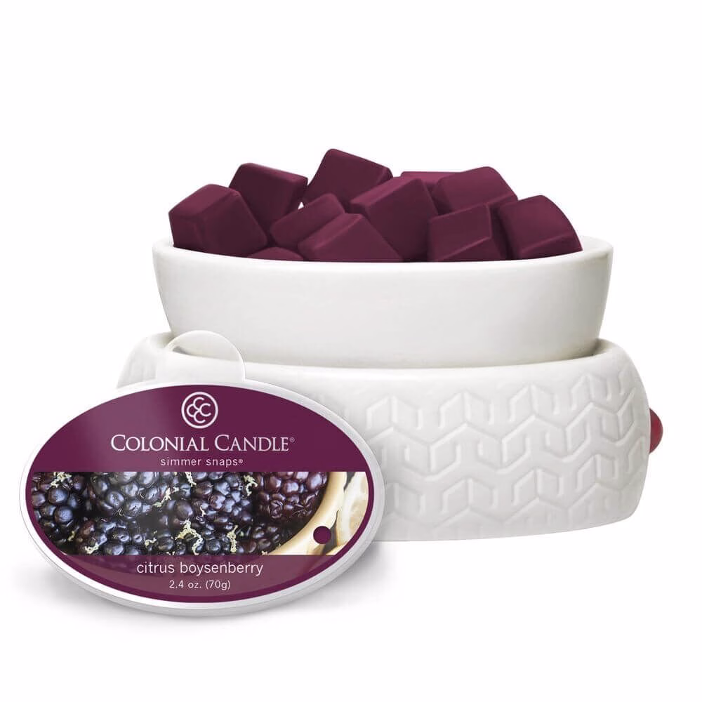 ccsnaps-4354_3_5594ffef90a29 Colonial Candle Citrus Boysenberry Simmer Snaps 70g