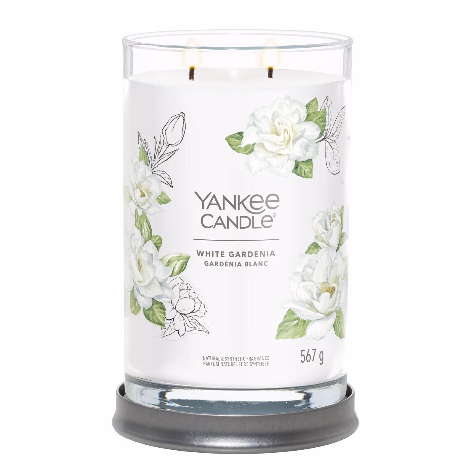White Gardenia Signature Large Tumbler 567g 2-Docht