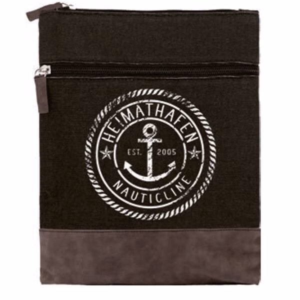Canvas Crossbag 059 (Heimathafen schwarz)