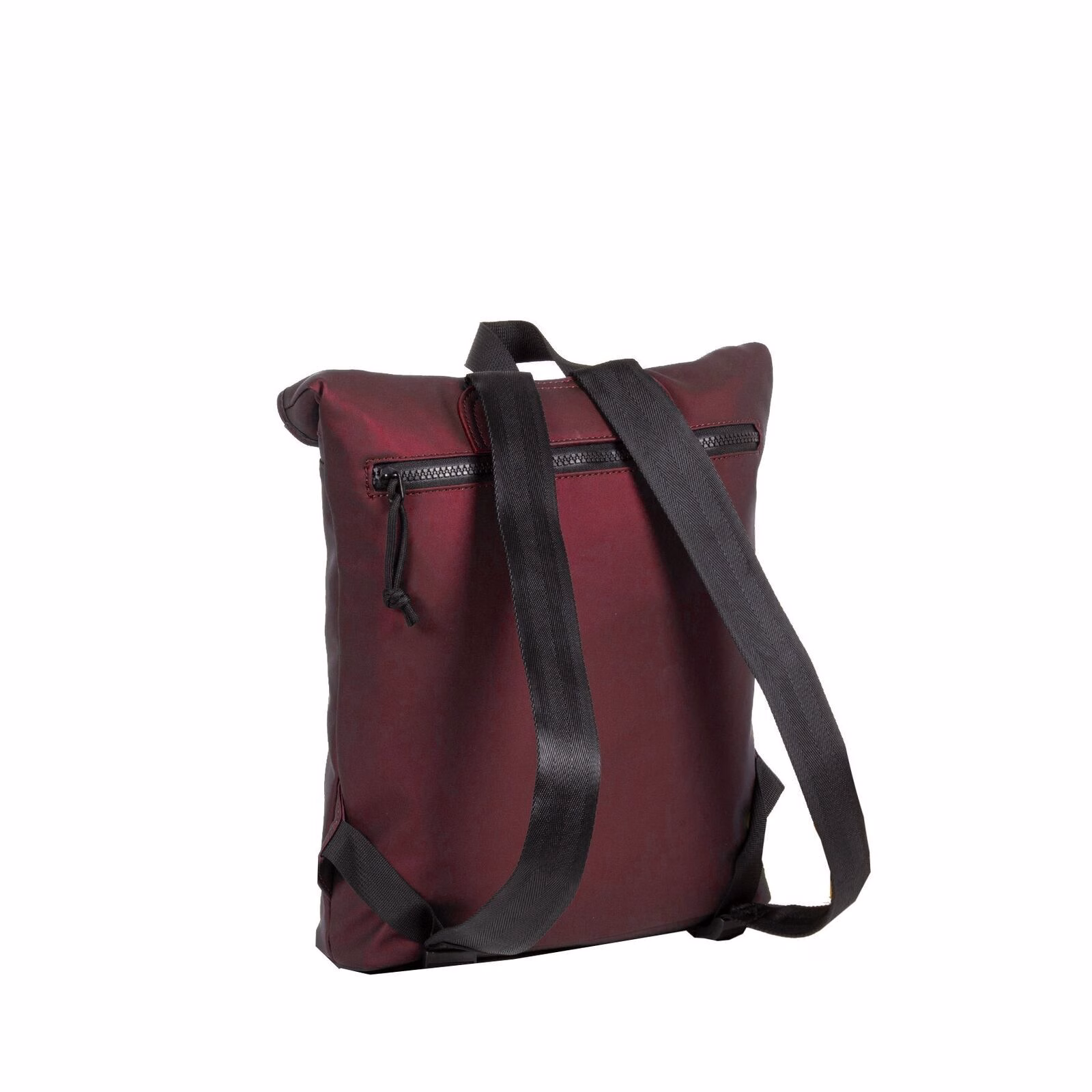 Mart - Los Angeles Rolltop Mini Rucksack burgund metallic