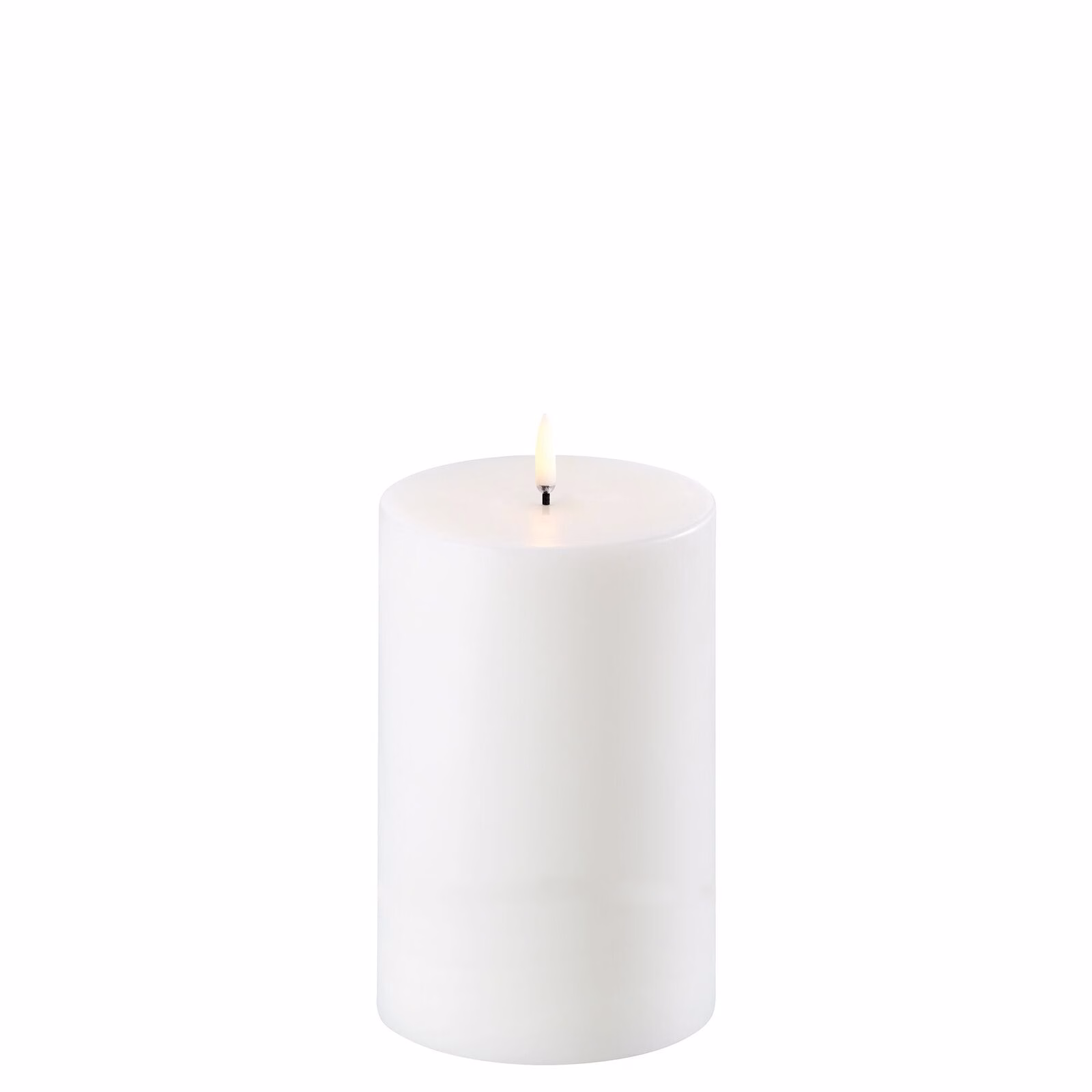 Uyuni LED Stumpenkerze 10x15cm nordic white