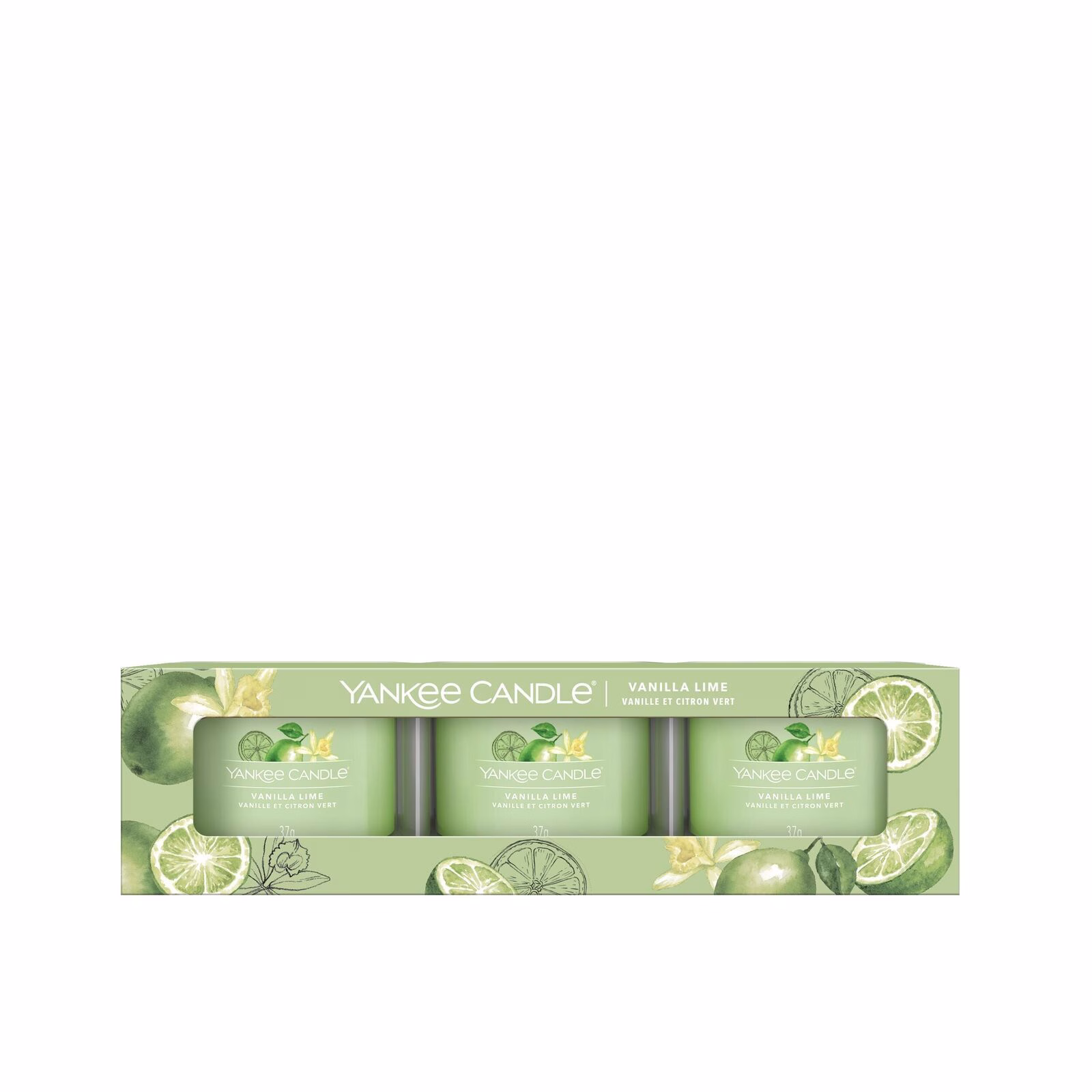Signature_Filled_Votive_3_Pack_Vanilla_Lime-1 Vanilla Lime 37g Glasvotivkerze 3er Pack