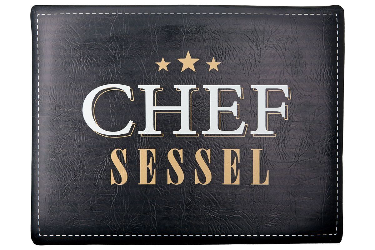 Sitzpolster "Chef Sessel" schwarz