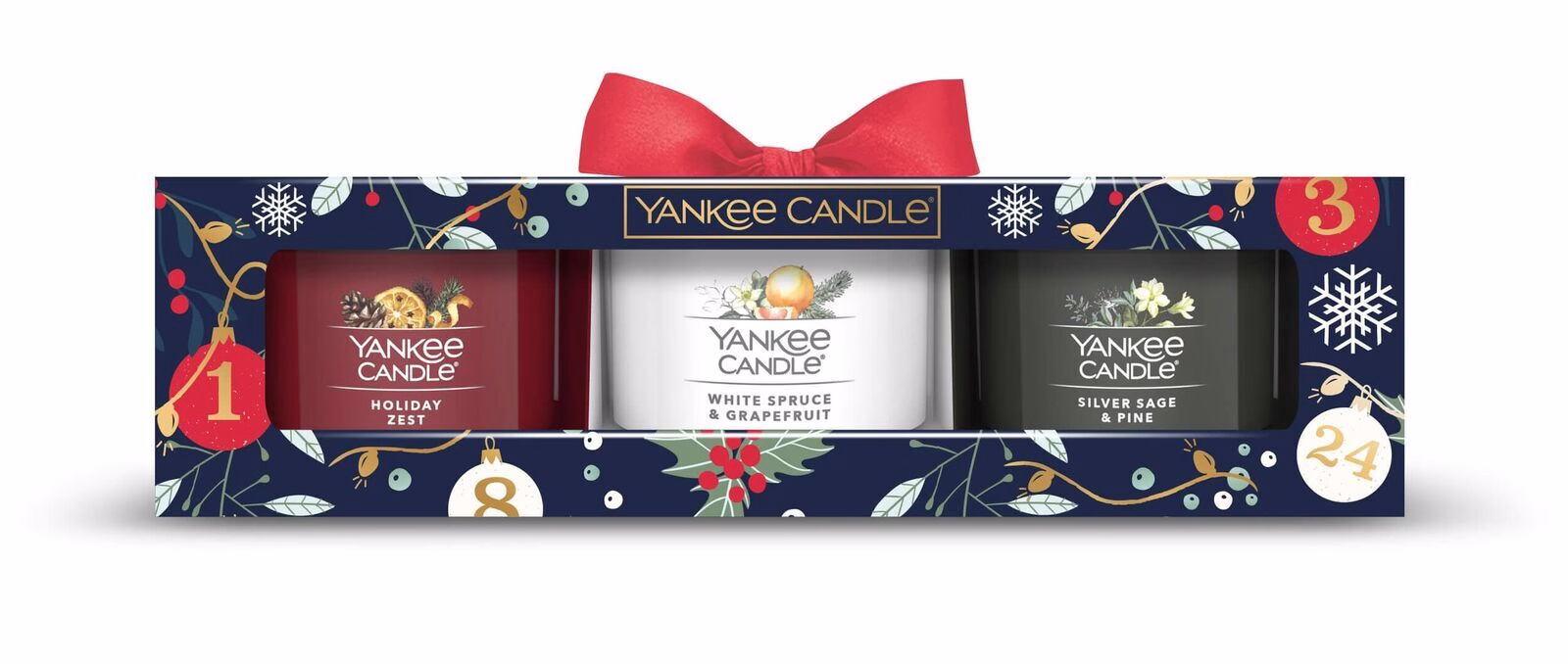 1701479E_YC-Core-AW21_3-Minis_2D_Navy 3 Glasvotivkerzen à 37g Geschenkset Weihnachten 2021
