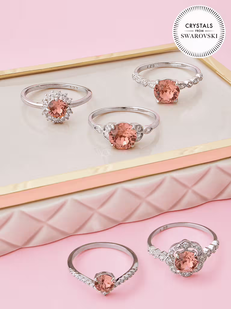 Charmed-Aroma-Ornament-Candle-Rhodium-1 Ornament Kerze mit Swarovski Kristallen (Ring)