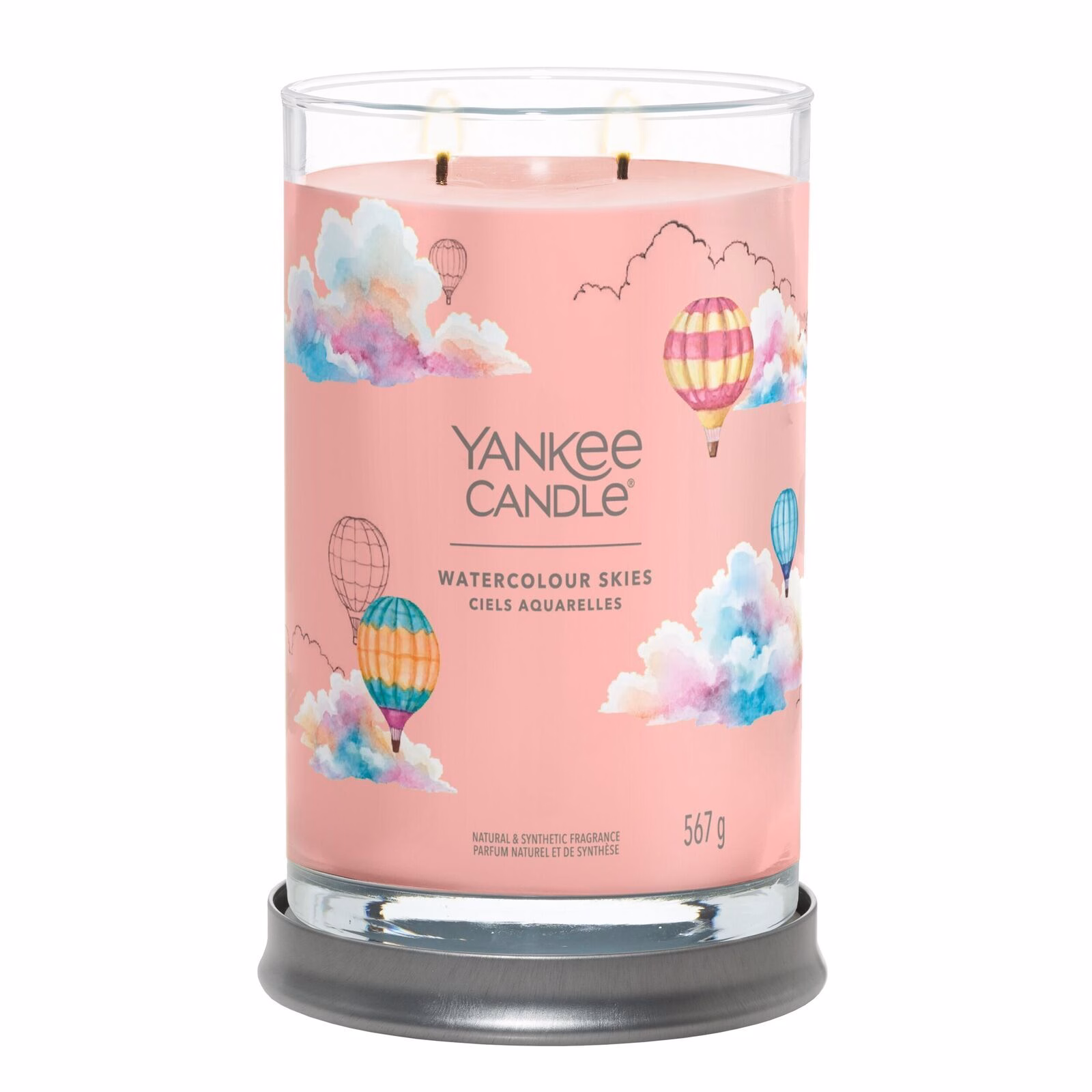 Watercolour Skies Signature Large Tumbler 567g 2-Docht