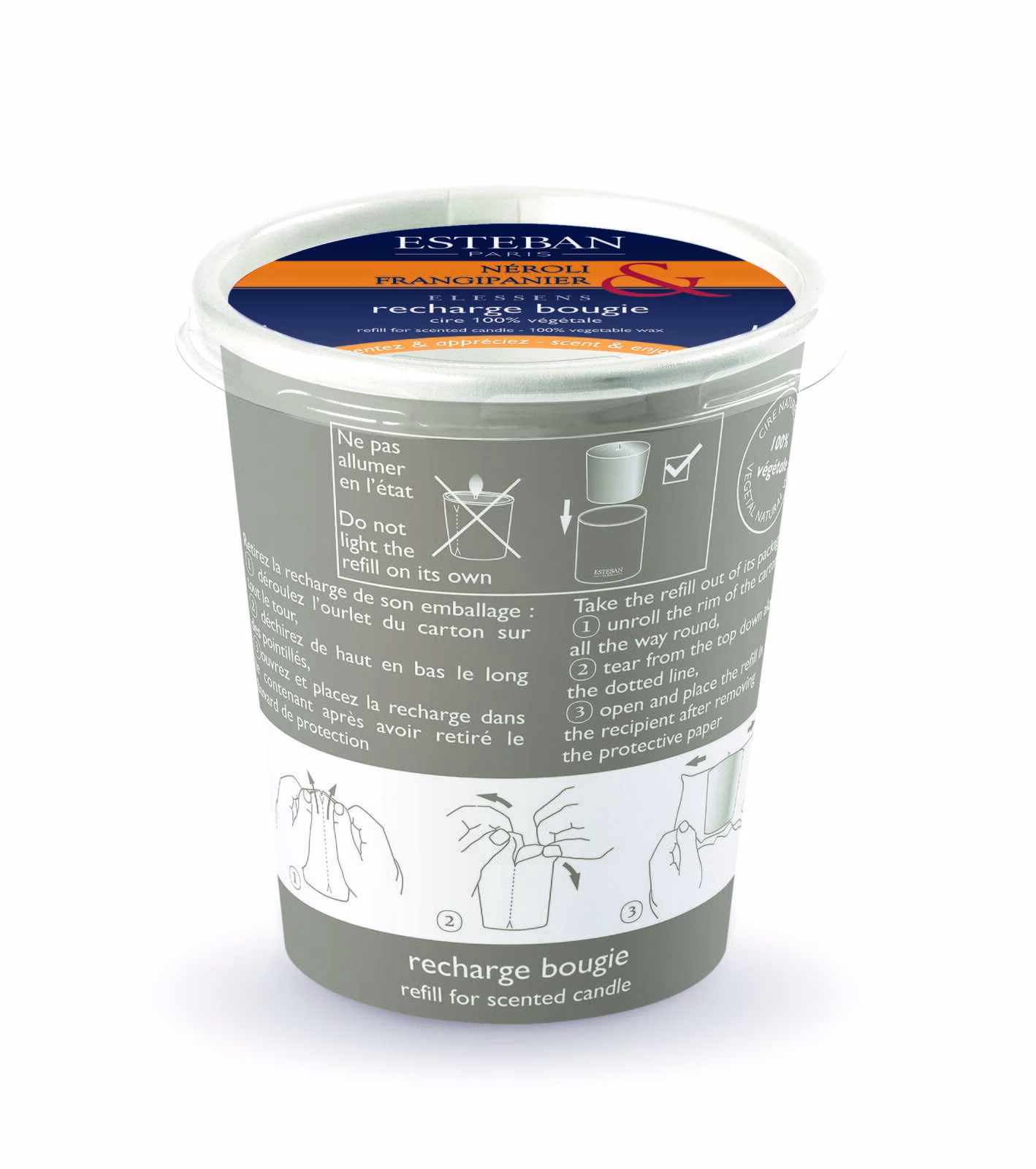 ENF-009 Neroli & Frangipani Nachfüller für Duftkerze 170g