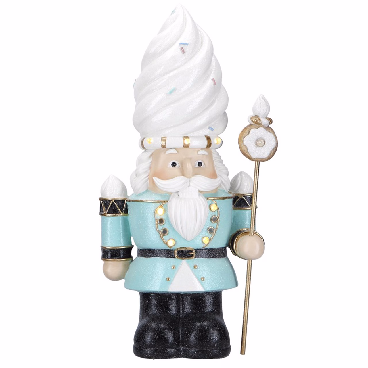 LED Nutcracker Cookie Sceptor türkis LED Nutcracker Cookie Sceptor türkis
