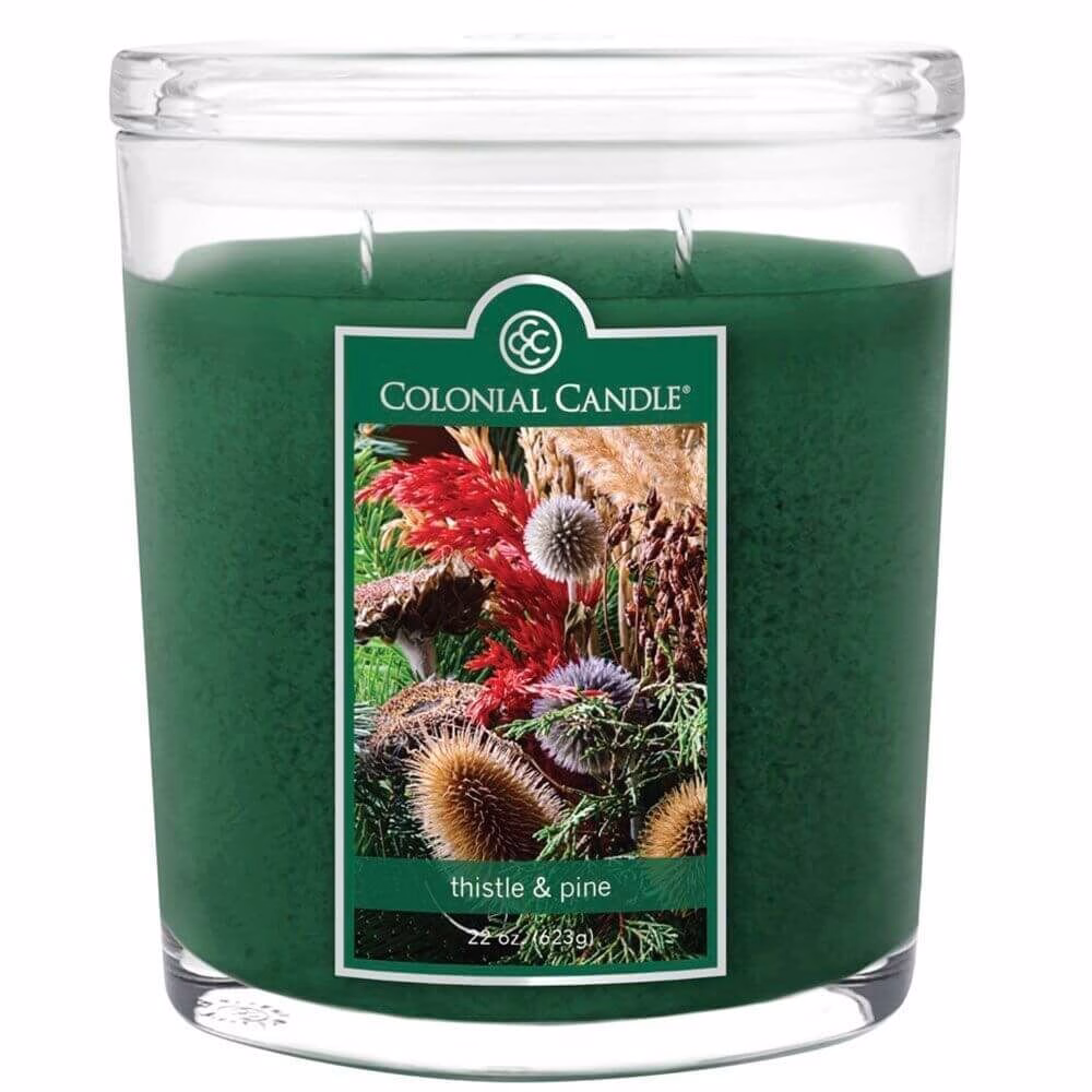 CC022 Colonial Candle - Thistle & Pine 623g