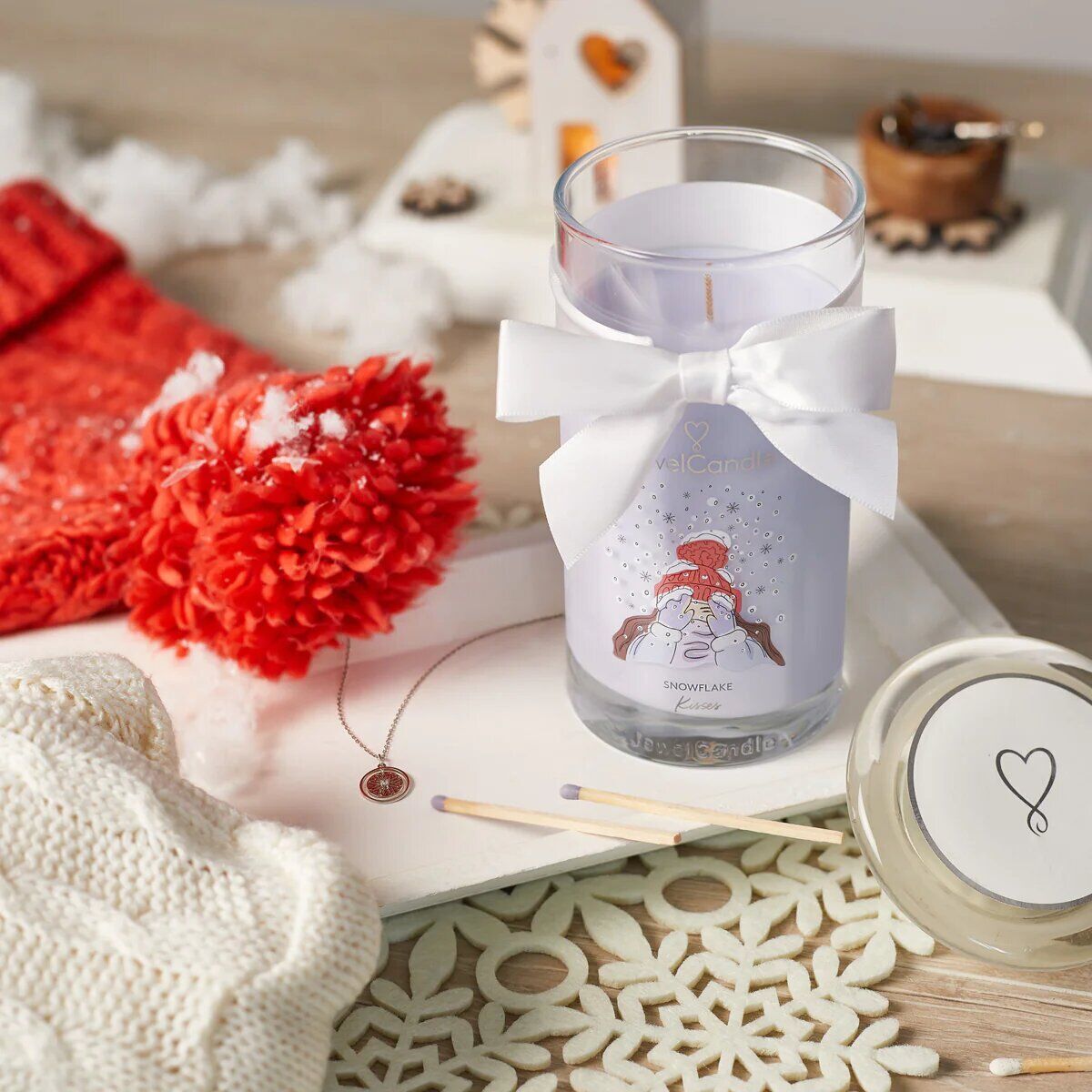 Snowflake Kisses (Halskette mit Anhänger) 400g