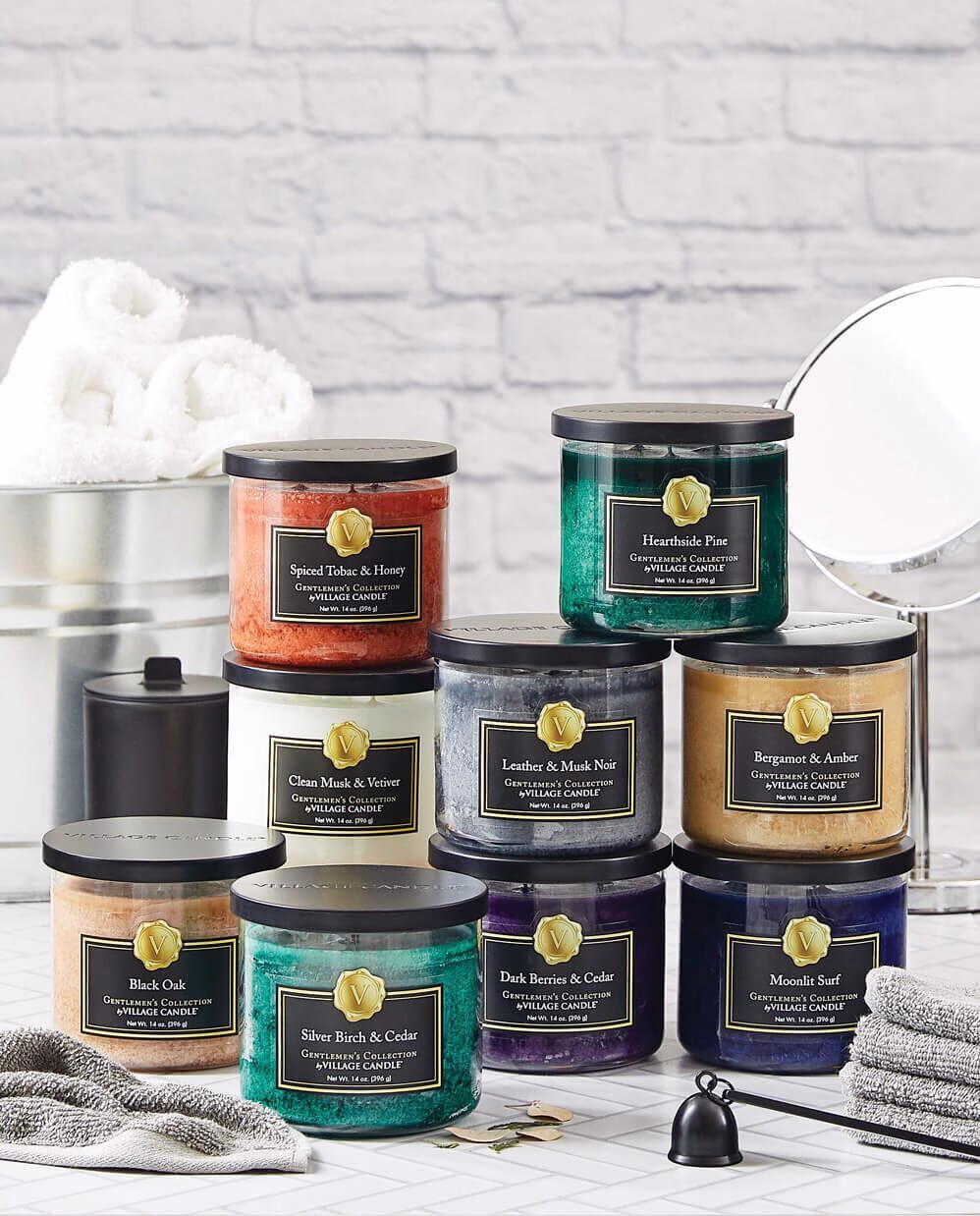Village-Candle-Gentlemans-Collection Cinnamon Whiskey 396g