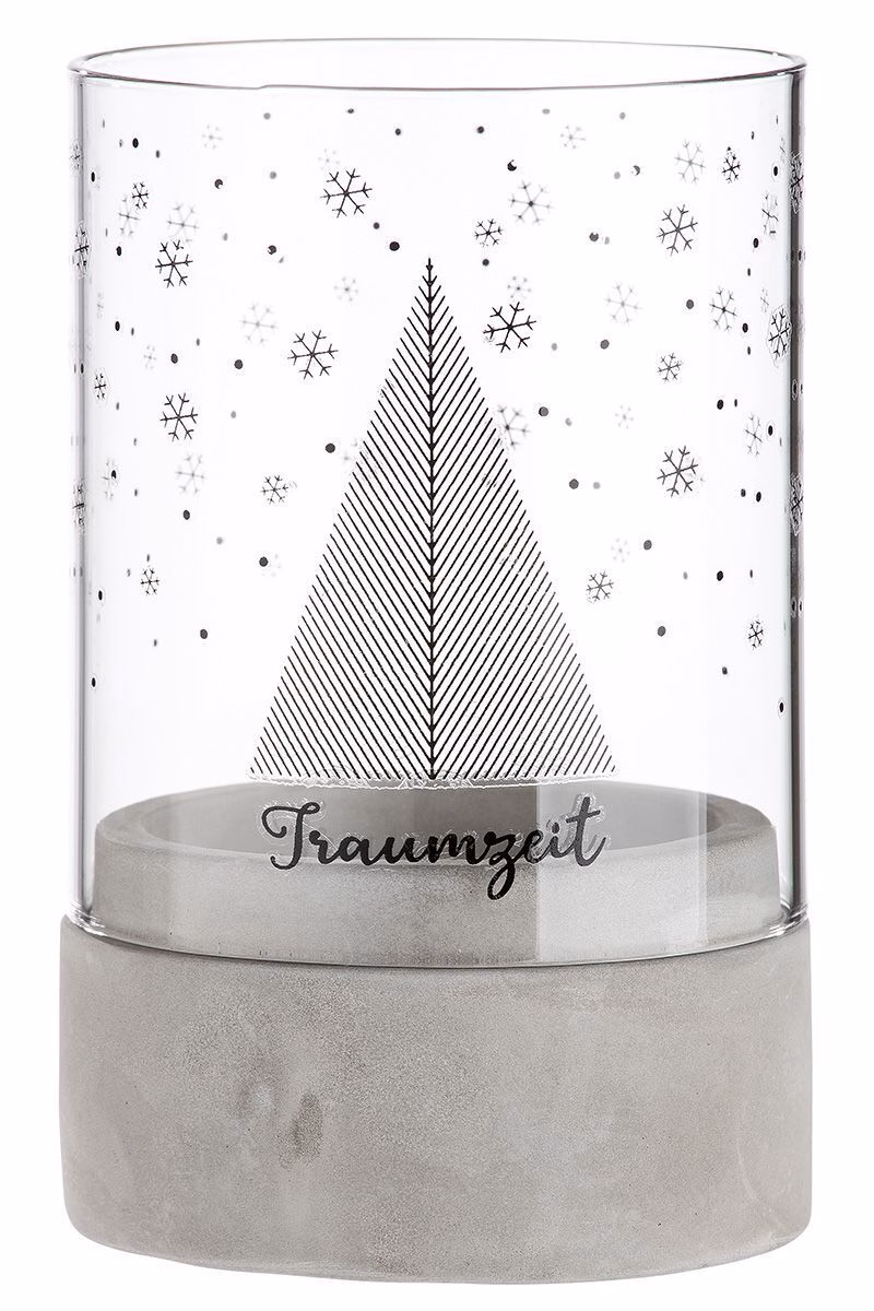 26747_4 Zement Windlicht Traumzeit 13,5cm
