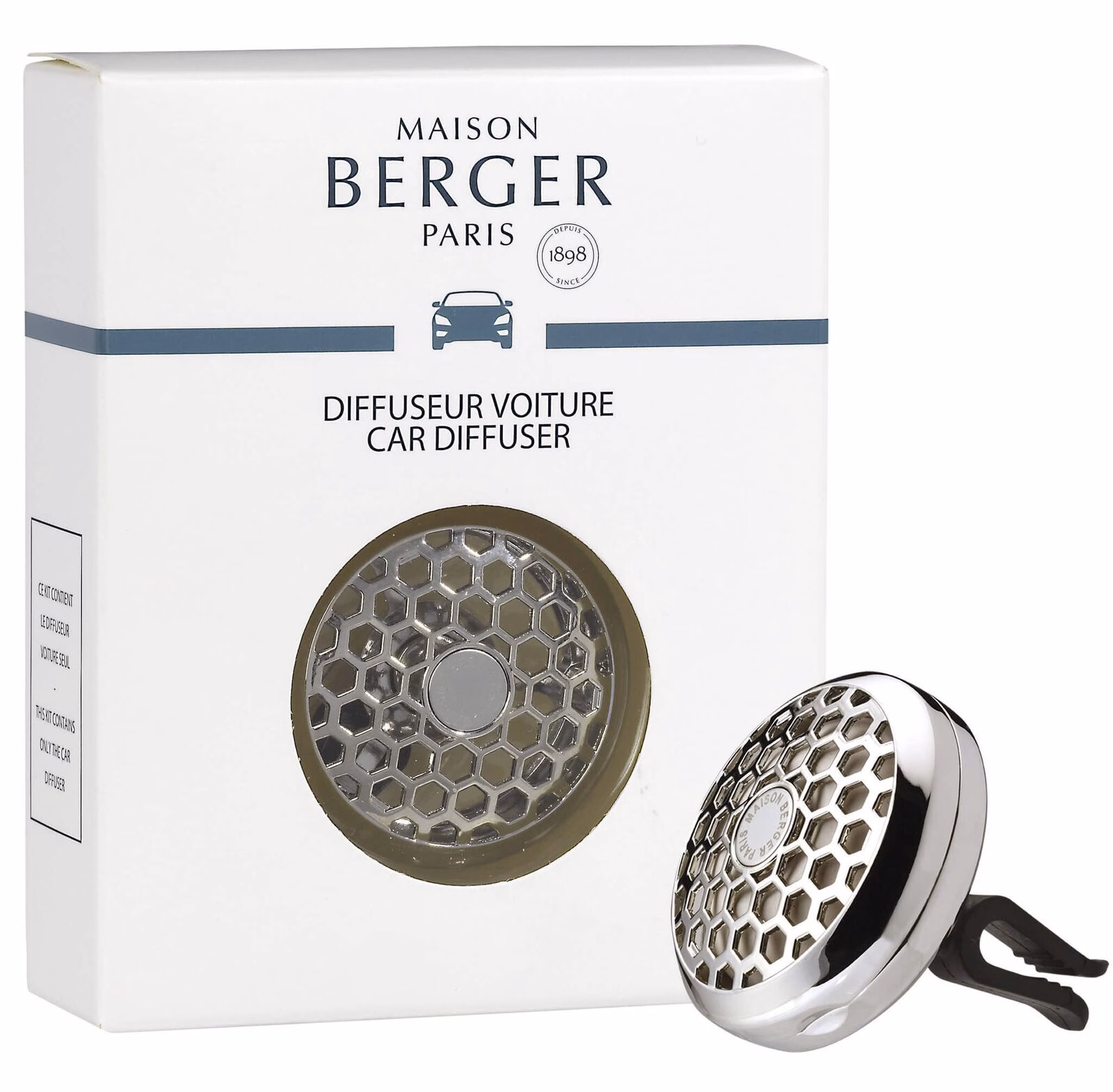 6412_2048x Autoduft Diffuser Honey Comb chrom
