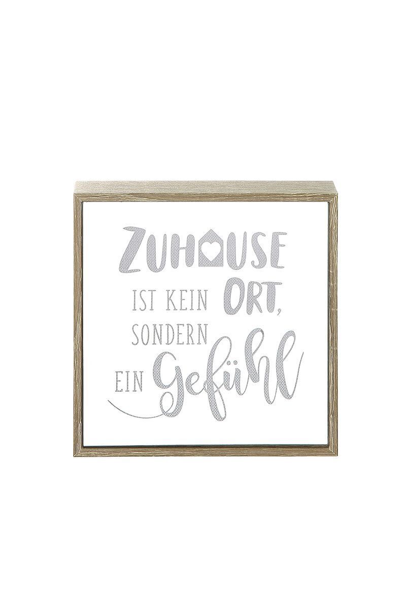 LED Leuchte Spiegelbox Zuhause Text